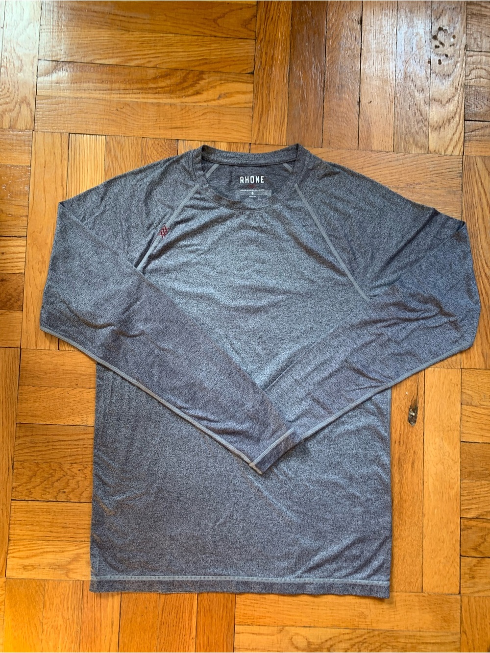 RHONE Men's Long Sleeve Heather Performance Top